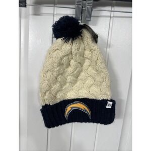 Los Angeles Chargers NFL Football Knit Pom Hat Beanie NWT